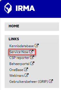 ServiceNow openen